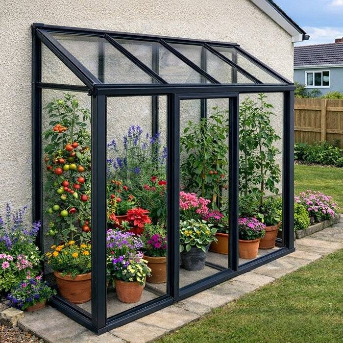 Mini väggväxthus | Aluminium – Mini Väggväxthus