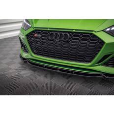 Maxton Front Splitter V.2 Audi RS5 F5 Facelift - Gloss Black