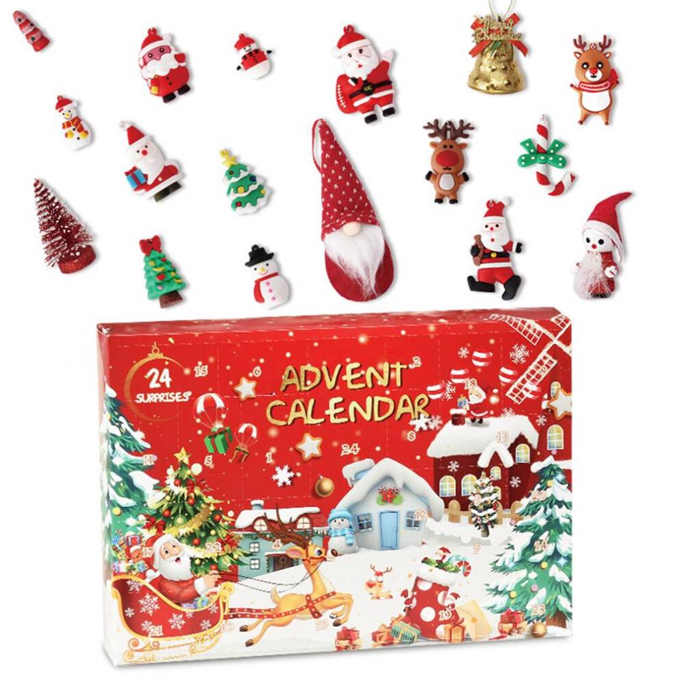 Overraskelsesgaver Adventskalender Til Børn - Jul Nedtælling Puslespil Kalender - Puslespil Adventskalendere Med Daglig Spændende Familieaktivitet