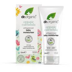 Dr Organic Baby Moisturiser Cream Återfuktande lotion för bebis 50 ml