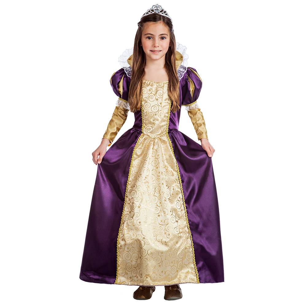Middelalder Prinsesse kostrume 7-9 år