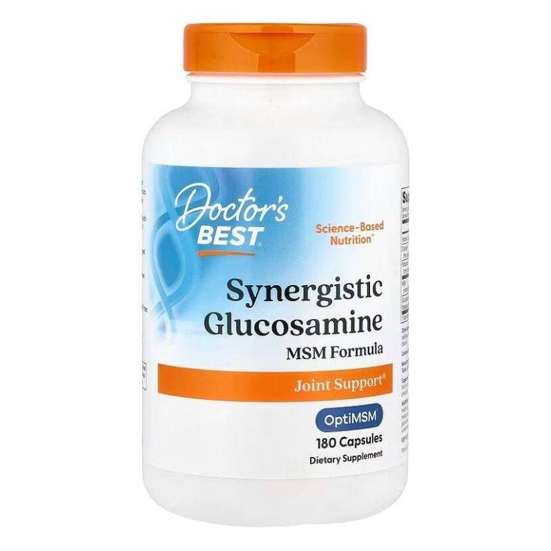 Synergistic Glucosamine MSM Formula med OptiMSM, 180 kapsler