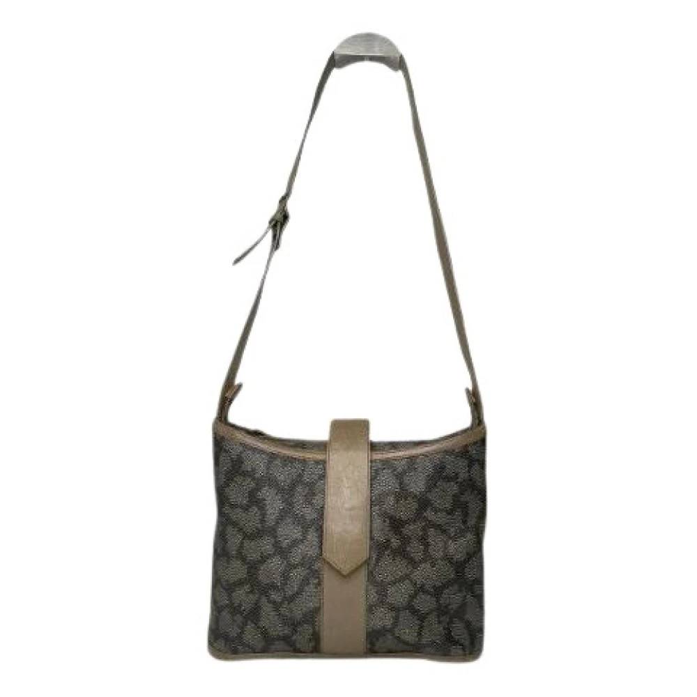 Yves Saint Laurent Vintage Pre-owned Canvas Skuldertaske - Vintage - Dame - Beige - ONE SIZE - Uld
