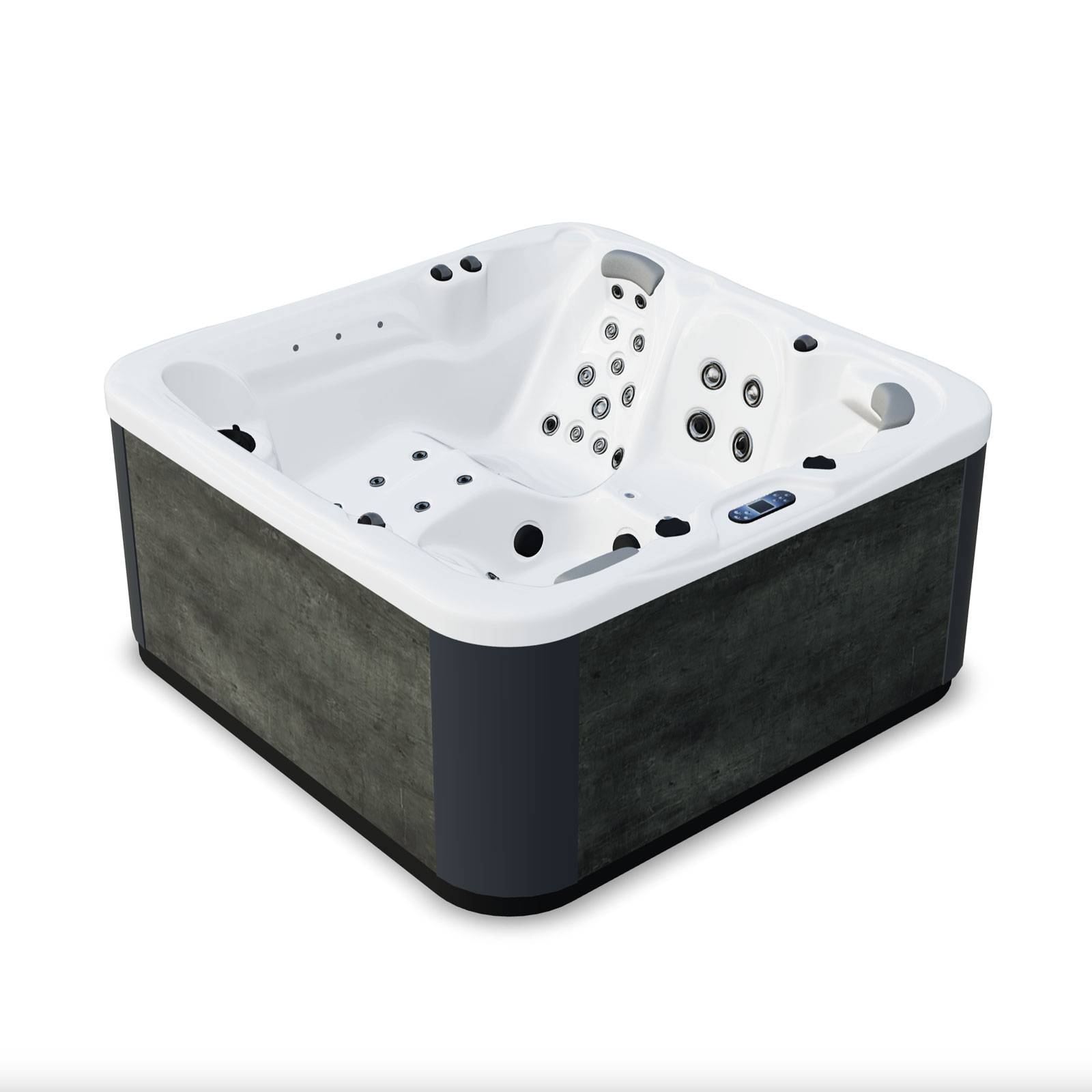 Hanscraft HC3 - 6 personers spa - Dark Stone