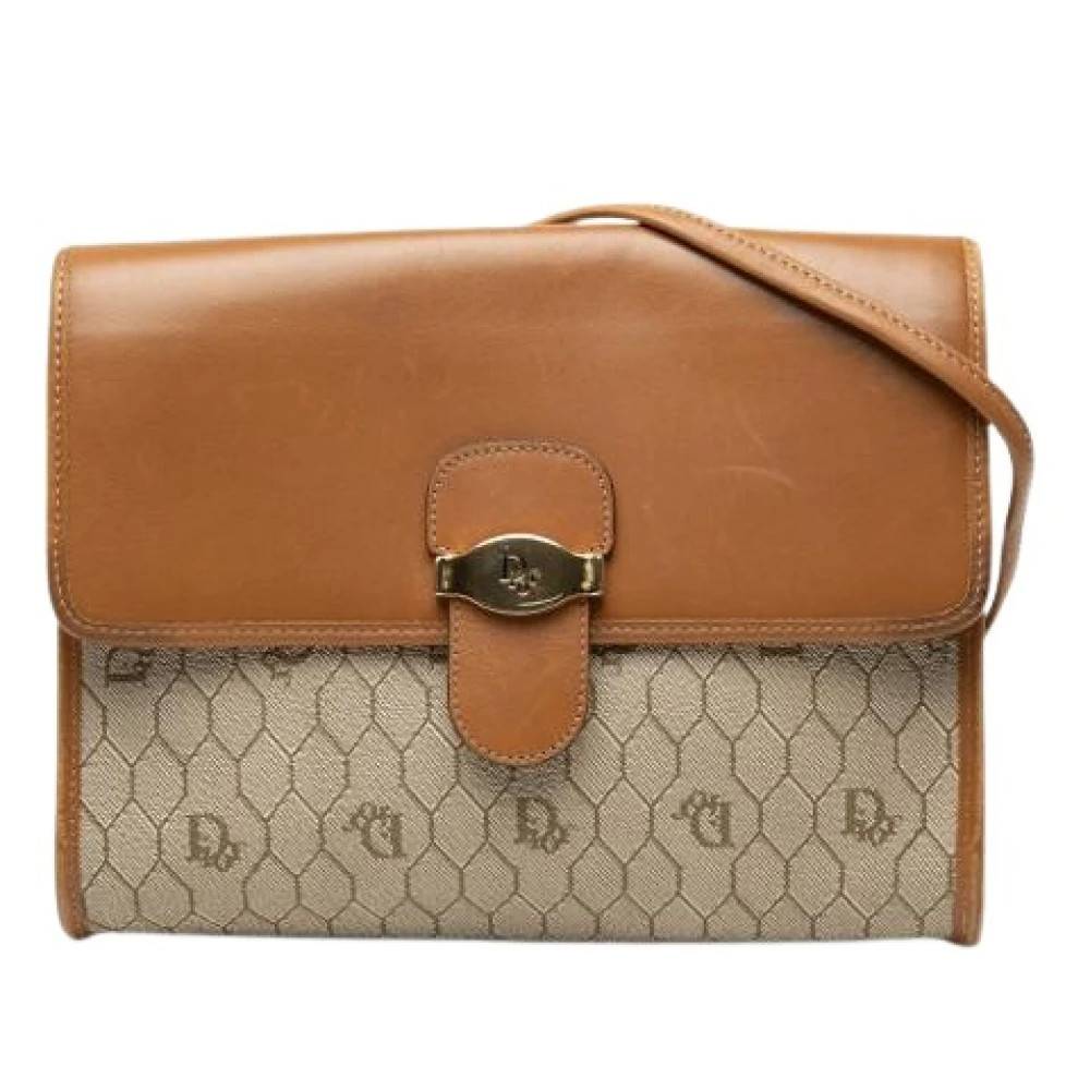 Dior Vintage - Pre-owned Canvas Crossbody Bag Vintage - Dam - ONE Size - Läder