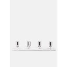 Advent Candle Holder Nattlight - Silver Plated