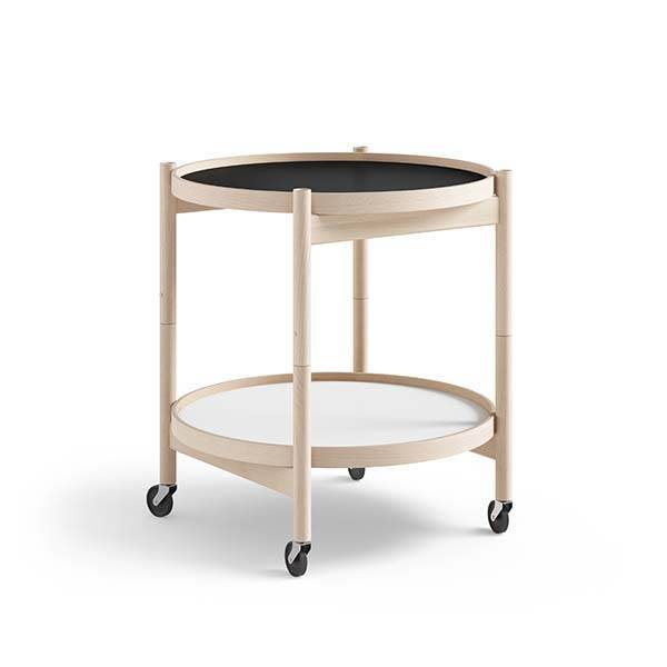 Brdr. Krüger Bølling bakkebord 50 cm. - bøg ubehandlet - Bakke 1: Base / Bakke 2: Ubehandlet bøg