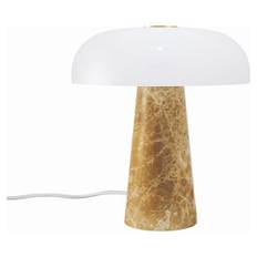 Maria Berntsen - Glossy Mini Bordlampe Beige Marmor - Nordlux - Hos Lampeagenten