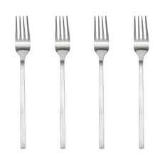 OYOY Yuka gaffel 4-pak Brushed Steel