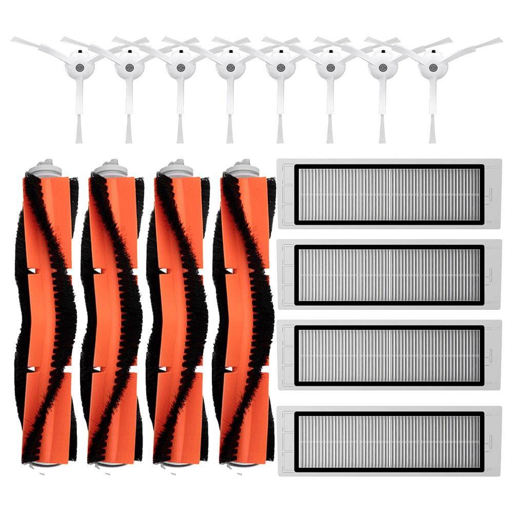 HEPA-filter Huvudborste för Xiaomi MI Robot 2 Roborock S50 S51 T4 P5 T6 T7 PRO S5 Max SDJQR01RR SDJQR02RR Dammsugardelar