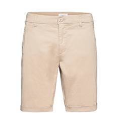 KNOWLEDGE COTTON APPAREL Chuck Regular Chino Poplin Shorts - Beige