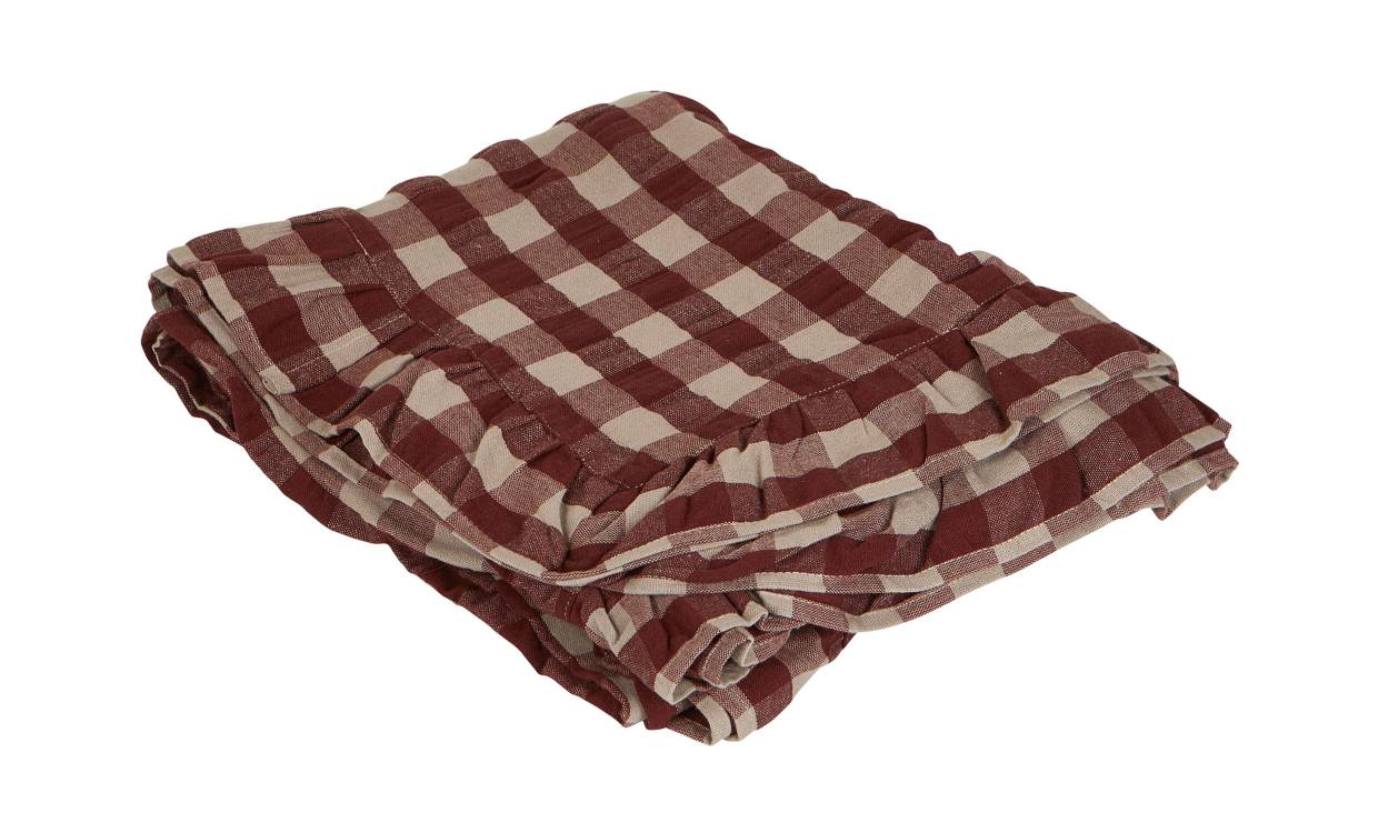 LILLI Duk 140x250 Vinröd.
