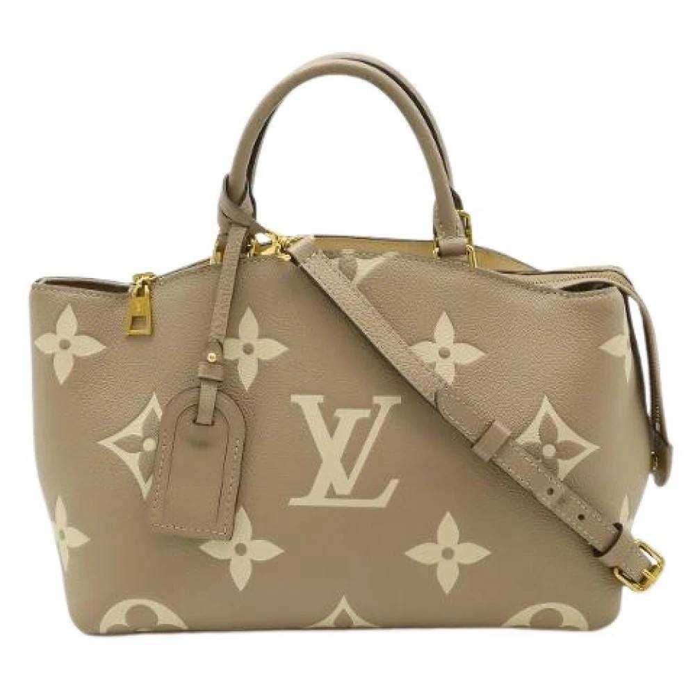 Louis Vuitton Vintage Pre-owned Petit Palais Monogram Håndtaske - Vintage - Dame - Beige - ONE SIZE - Uld