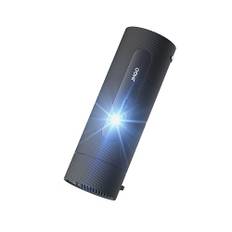 JMGO PicoFlix Miniprojektor utomhus med Google TV, Netflix, 1080P bärbar projektor, 420 ISO-lumen, 4,5 timmars batteri, 150 tum hemmabio-projektor, HDR10, gimbal, automatisk bildkorrigering, 10 W
