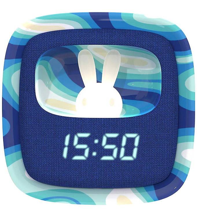 Mobility on Board Vækkeur m. Lys - Billy Clock - Blue Wave - Mobility on Board - OneSize - Natlampe