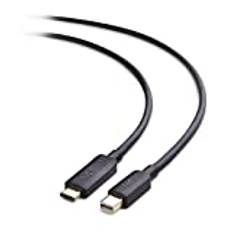 Cable Matters Envägs USB C till Mini DisplayPort-kabel (USB C till Mini DP-kabel) Stöder 4K 60Hz 1,8 m - Ej kompatibel med USB C eller Thunderbolt 3-lagring, hårddisk eller ljudenhet