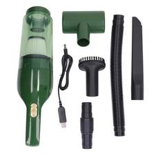 Cordless Vacuum Duster Large Suction 4000mAh Fast Charge Low Noise Electric Air Duster for Family grön