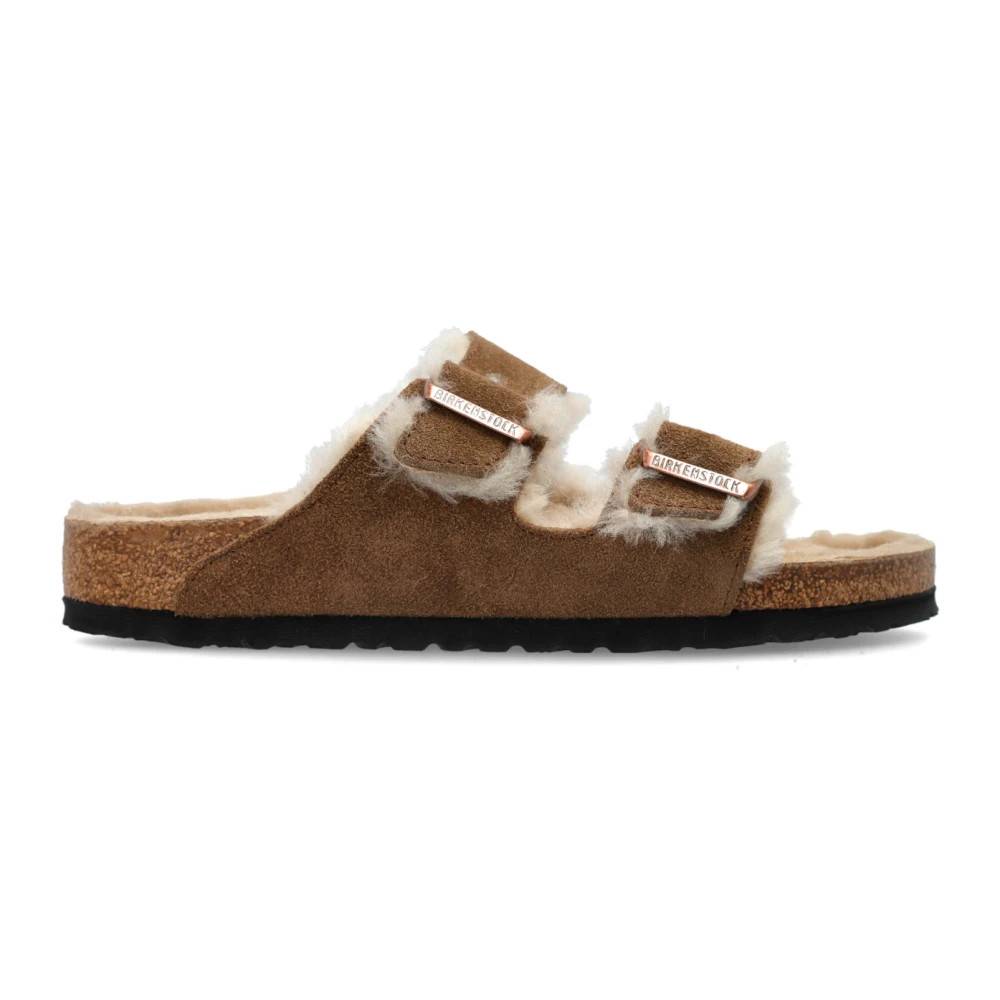 Birkenstock Arizona Shearling - Sko - Herre - Brun - 40 EU -