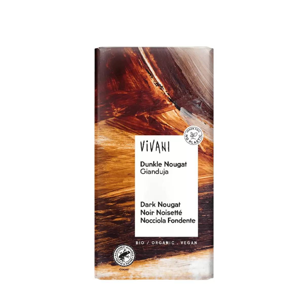 VIVANI MÖRK NOUGATCHOKLAD eko