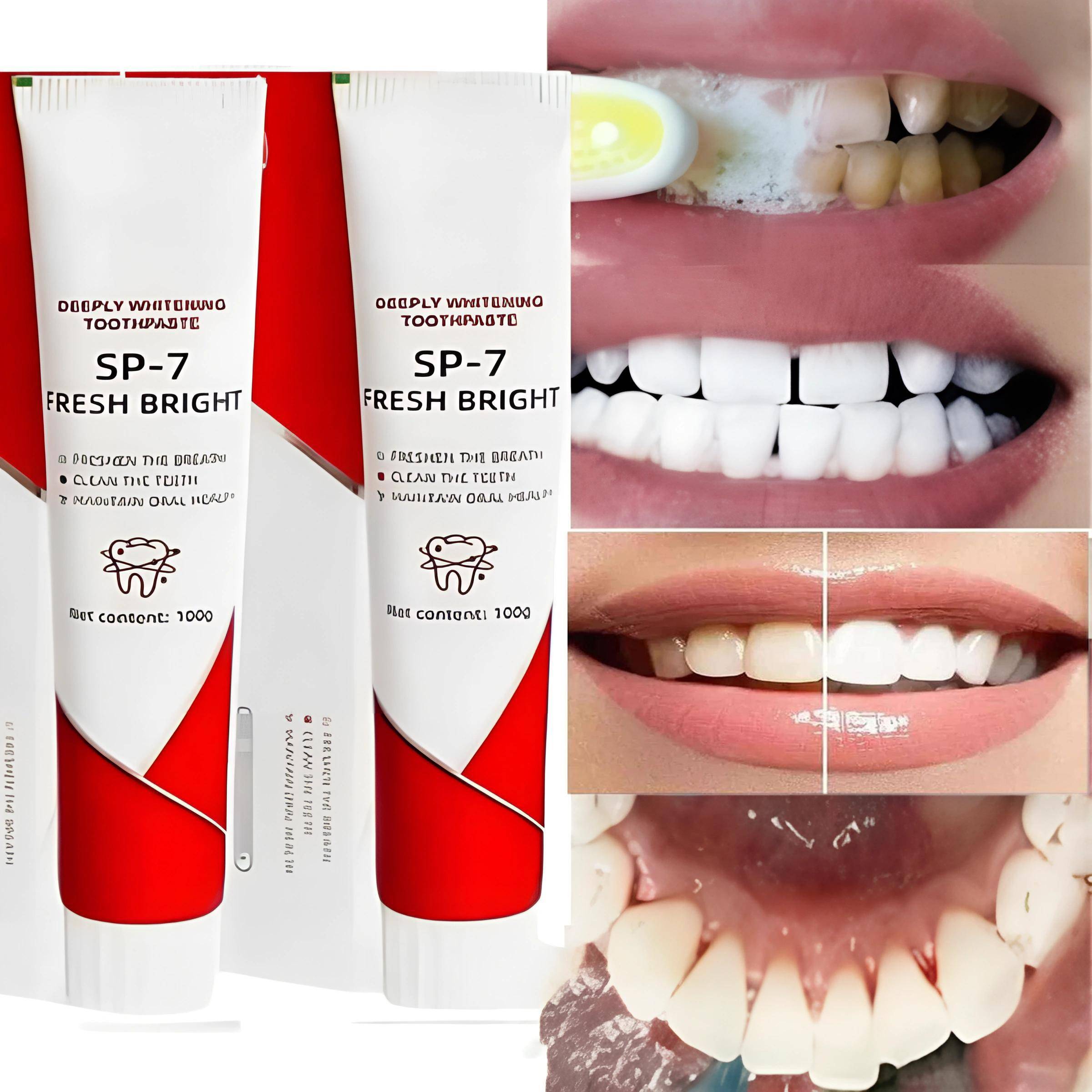 SP-7 Tandkräm Oral Health Management Deep Probiotic Whitening Tandkräm Fresh Breath Triple Whitening Teeth Product vit