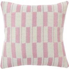 Pino Cushion Cover Kuddfodral - Rosa / Vit 50x50