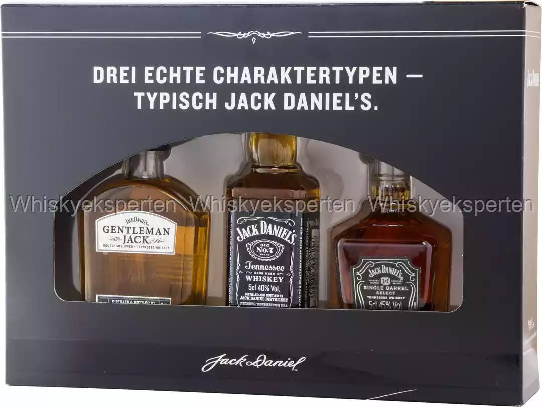 Jack Daniel's Minisæt - 3 x 5 cl 15 cl, 41,67%