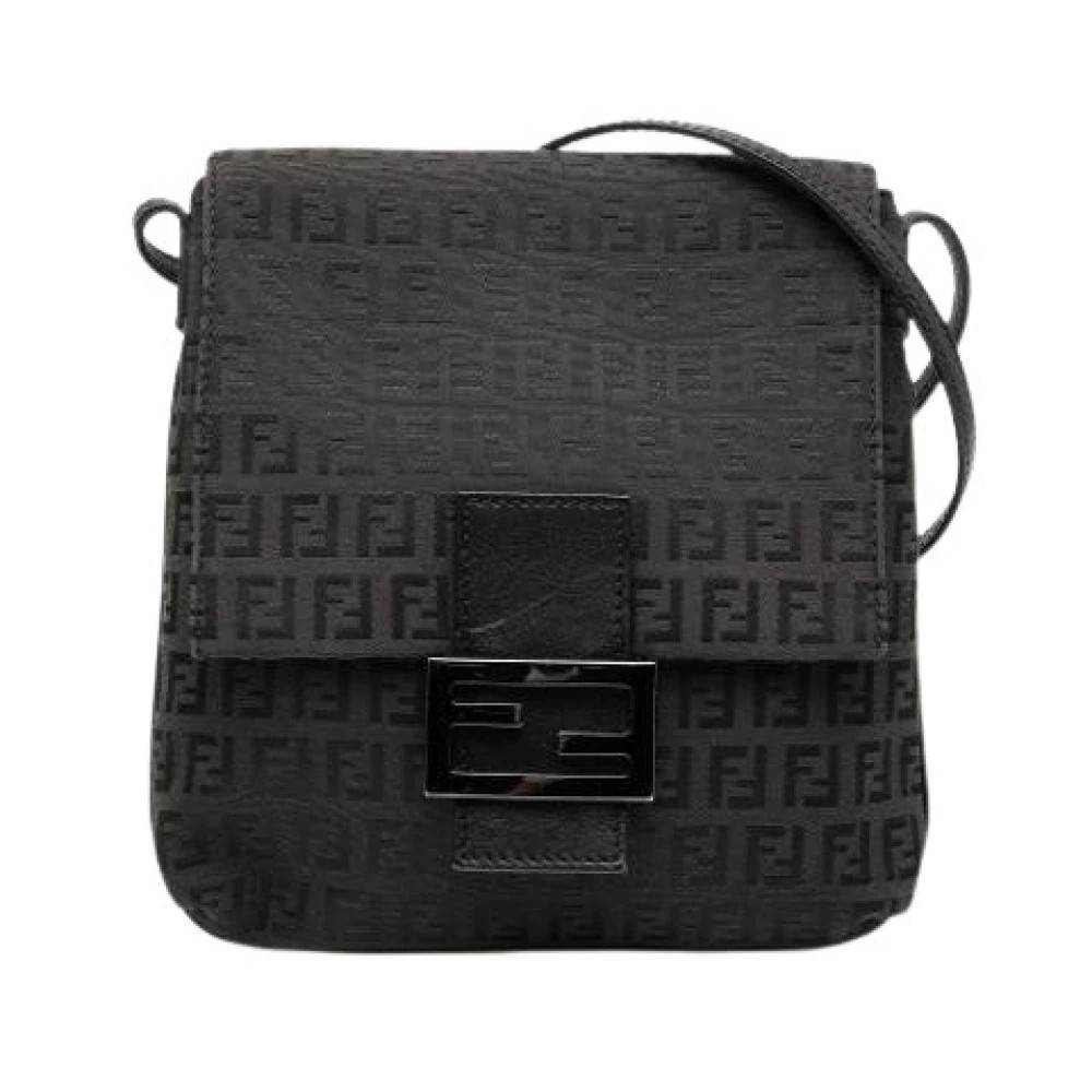 Fendi Vintage - Pre-owned Canvas Crossbody Bag Vintage - Dam - ONE Size - Läder