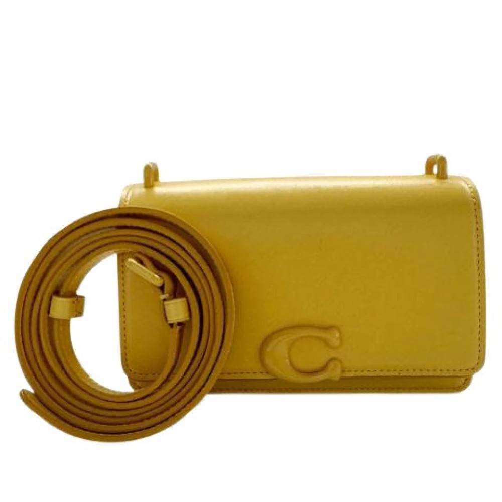 Coach Pre-owned Pre-owned Skuldertaske - Vintage - Dame - Gul - ONE SIZE - Uld