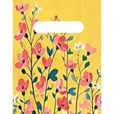 Garden Blossom Notebook: 120 Lined Pages, Colorful Exterior with Clean White Interio