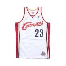 Mitchell & Ness, Sport, Herre, Hvid, XL, Polyester, LeBron James Cavaliers Swingman Jersey