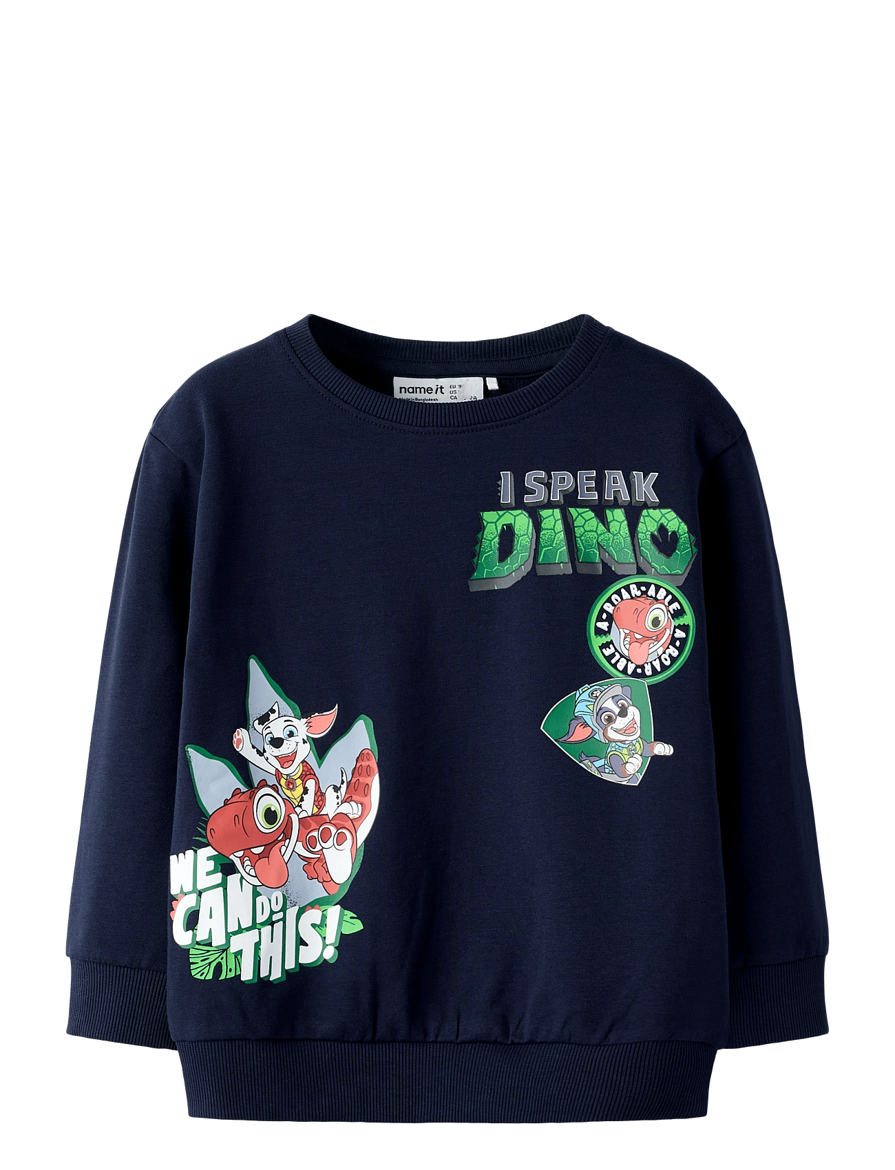 NAME IT Nmmjak Paw Nreg Sweat Unb Cplgm | Navy | 92