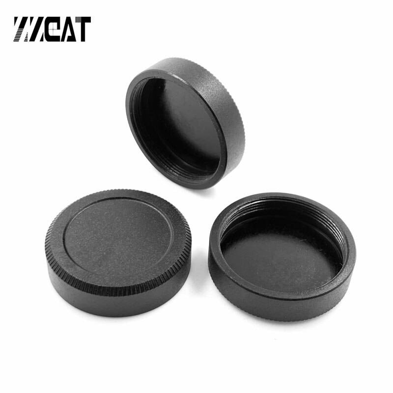 Linsskydd med c-fäste i helmetall invändig c-gänga 25.4mm kameralinser dammskyddat skydd för kamera och objektiv med c-fäste