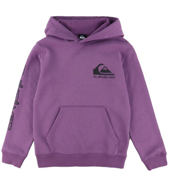 Quiksilver Hættetrøje - Omni Logo - Grape Jam - Quiksilver - 12 år (152) - Hættetrøje