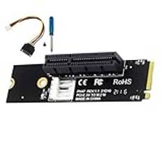 PCIE Expansion Card, M.2 PCIE Adapter | Praktiskt PCIE M.2-adapterkort M.2 till PCIE-omvandlare | PCIE M.2 expansionskort PCIE Extender med indikatorlampa för PCIE-enheter