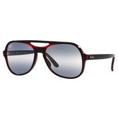 Sunglasses RB4357 BLACK RED GRADIENT BLUE LENS 58 [Ray-Ban] Men's BLUE/CLEAR