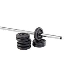 York Cast Iron 1" Weight Plates - 4 x 2.5 KG Pack