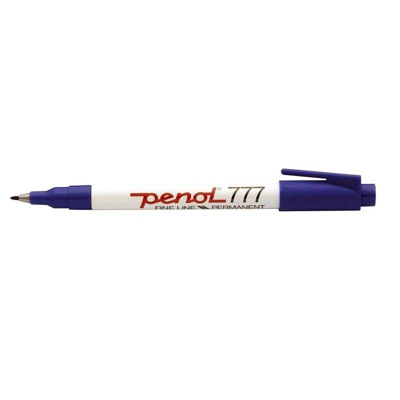 Penol 777 Marker blå 1,0mm Penol 116056 pakke med 20 stk..