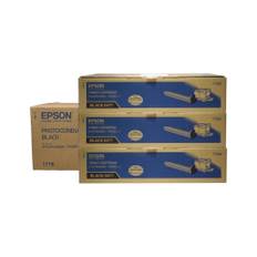 Epson AcuLaser 0477 Toner and 1178 Drum Black Pack of 4