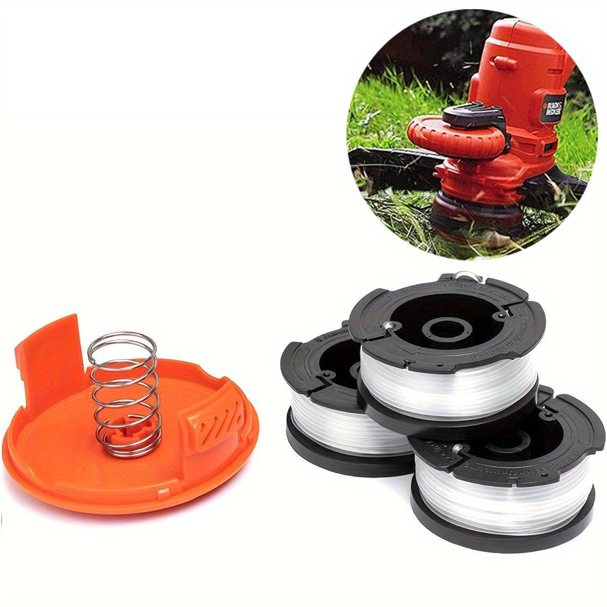 1set Trimmertråd Ersättningsspole För Black+ Decker, Autofeed 30 Ft, 0.065-tum, Lock Och Fjäder, Kompatibel Med Gh900 Gh600 Gh610