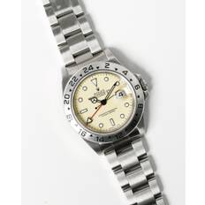Rolex Explorer II 40mm Ref 16570 Very Rare Tropical Ivory Dial Full Set 1991 Watch - White