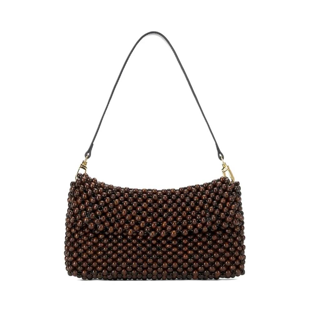 STAUD Timmy Skuldertaske - Tasker - Dame - Brun - ONE SIZE - Uld