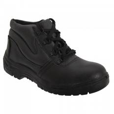Grafters Mens Grain Leather Padded Ankle Safety Toe Cap & Steel Midsole Boots 38 EUR