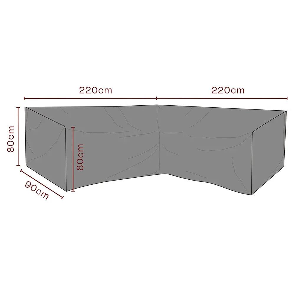Brafab, Möbelskydd hörnsoffa 220/220x80x90 Premium
