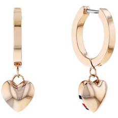 Kreolen mit Herz Anhänger - Tommy Hilfiger Modell: 2780665