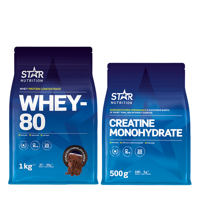 Whey-80 1 kg + Creatine Monohydrate 500g