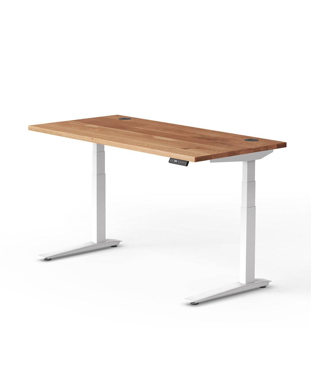 Fully Jarvis Hardwood-stabureau 1200 x 800 in Eiken/Wit by Fully