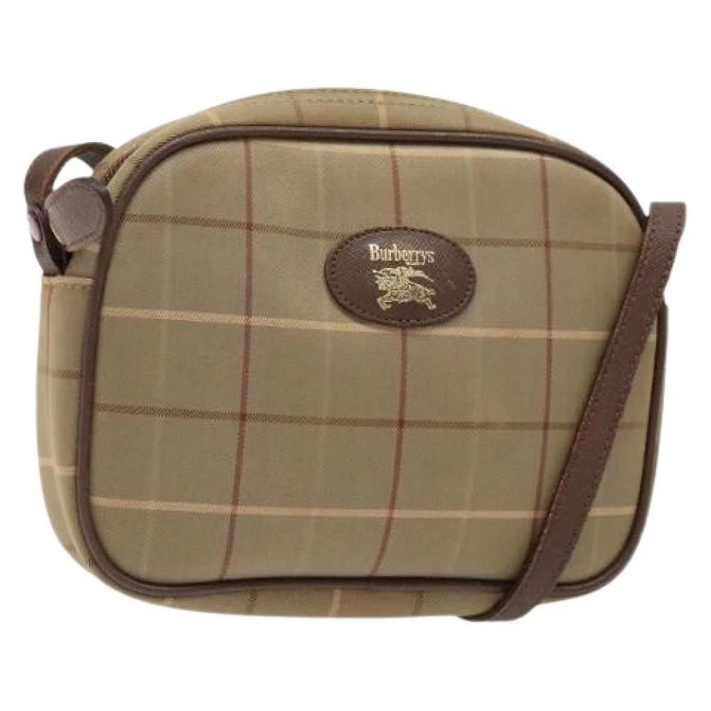 Burberry Vintage Pre-owned Skuldertaske - Vintage - Dame - Beige - ONE SIZE - Uld