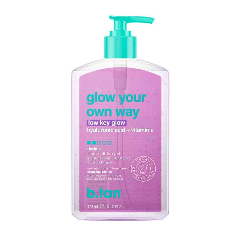 Glow Your Own Way Clear Self Tan Gel darker – b.tan