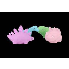 Dinosaur stressfigurer – 4 stk. i pastelfarver