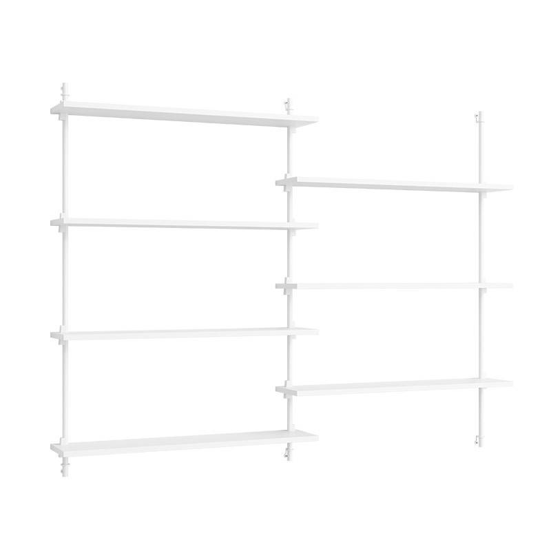 Moebe Wall Shelving Sæt - WS.115.2 Hvid/Hvid